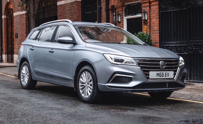 MG5 EV totalmente eléctrico