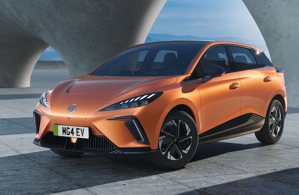 MG4 EV totalmente eléctrico